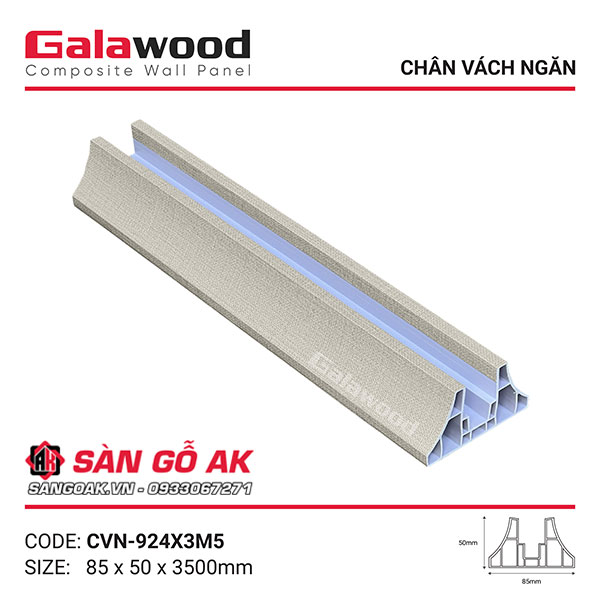 Chân vách ngăn nhựa Galawood CVN-924